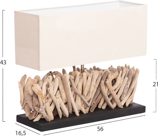 HomeMarkt Twiggy Lustră Decorativă cu Soclu pentru Bec E27 Alb