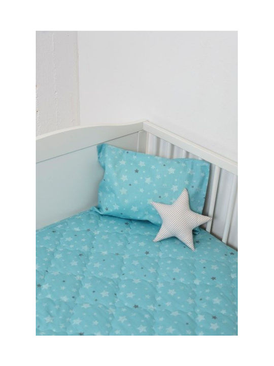 Viokarpet Set Kids Quilt Single with Pillowcase Blue 160x240cm 67939