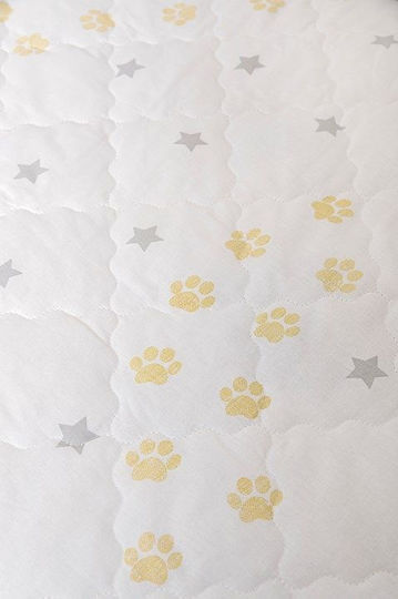 Viokarpet Set Pătură Pentru Copii Single Cu Față De Pernă Alb 160x240cm