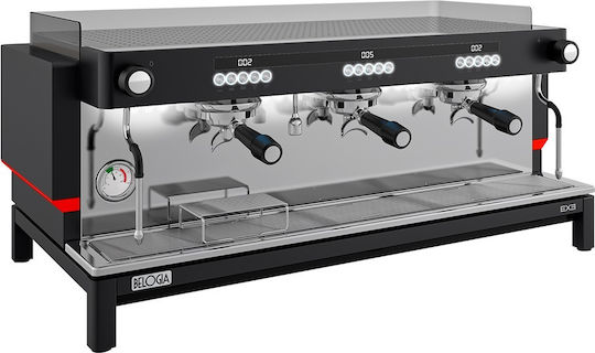 Belogia Mașină de Espresso Comercială cu 3 Grupuri 0010010405