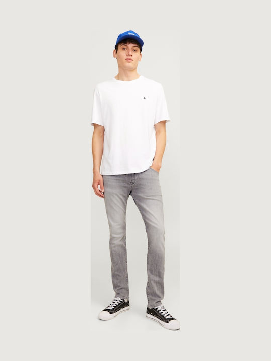 Glenn Men's Elastic Jeans Pants With Slim Fit Gray