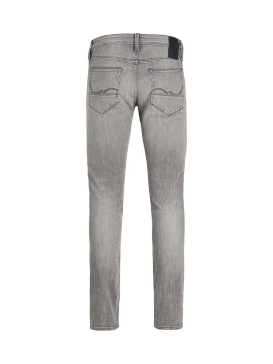 Glenn Men's Elastic Jeans Pants With Slim Fit Gray