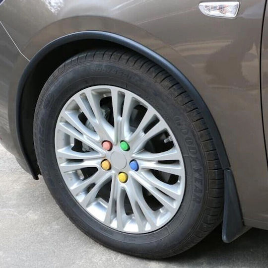 Set 4 Black Rubber Wing Protection Ornaments