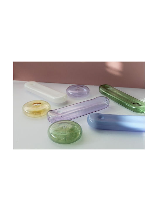 Suport pentru bețișoare parfumate cu bază rotundă verde Dimple Maegen