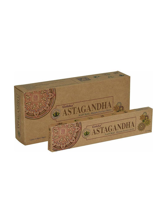 Aρωματικά Στικ Organic Astagandha Goloka Incense Sticks 15g