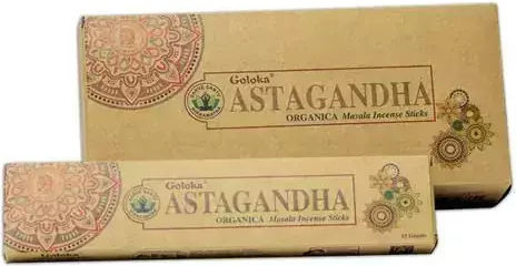 Aromatic Sticks Organic Astagandha Goloka Incense Sticks 15g
