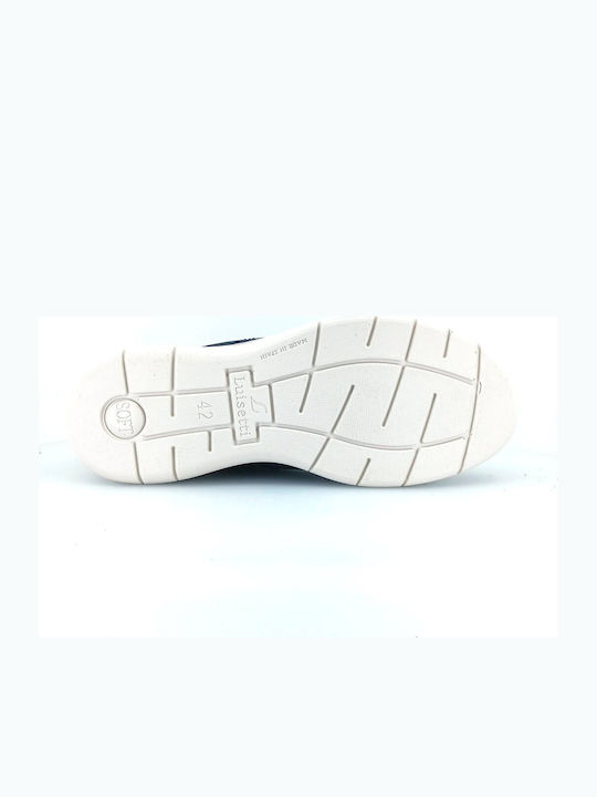 Men's Leather Casual Shoes Blue