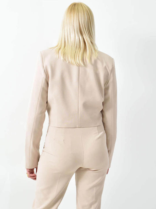 Potre Short Women's Blazer Ecru