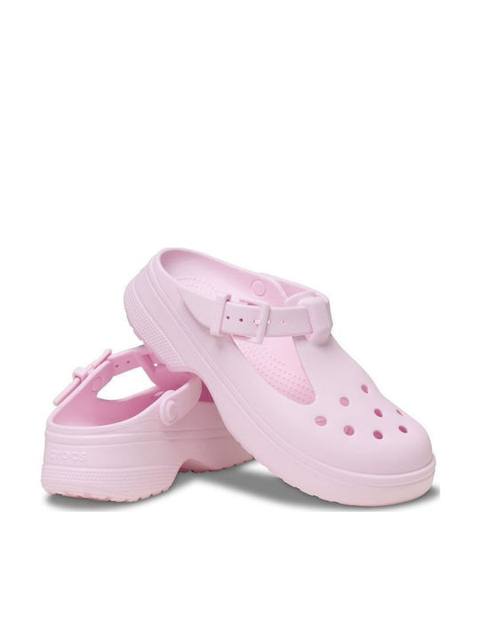 Crocs Classic Mary Jane Women's Clogs Pink