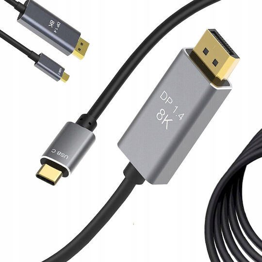 Verk Group Kabel DisplayPort-Stecker - DisplayPort-Stecker 1.8m Schwarz