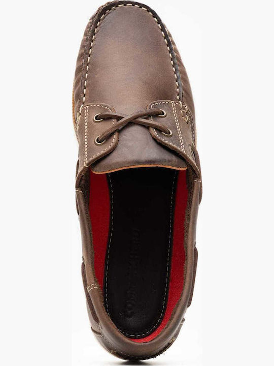Leder Herren Mokassins in Braun Farbe