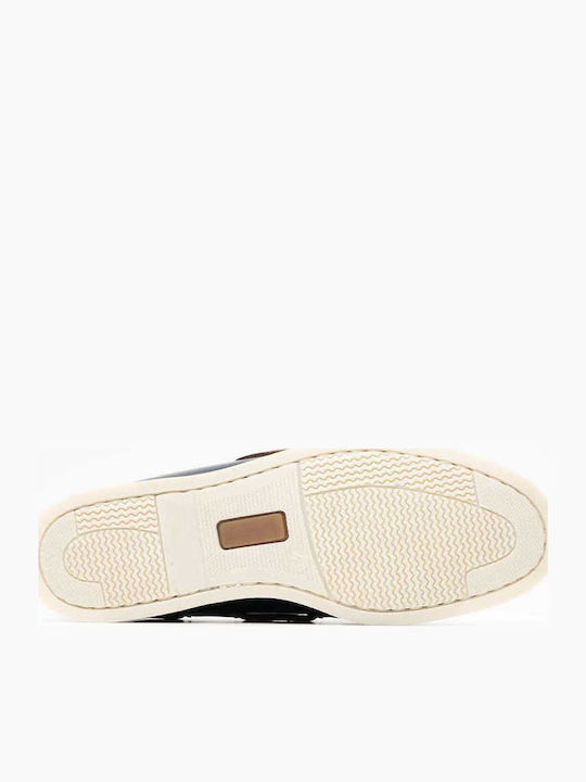 Δερμάτινα Ανδρικά Boat Shoes σε Μπλε Χρώμα