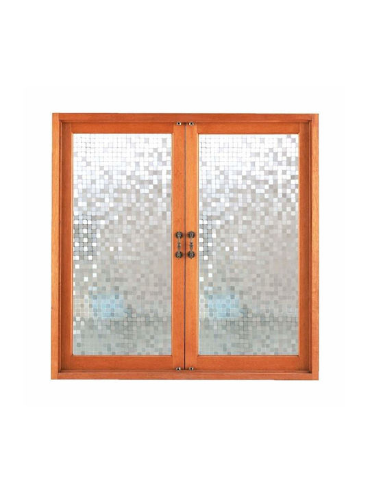 Siks Decorative Film Window 45x300 Cm Chess Pattern Transparency
