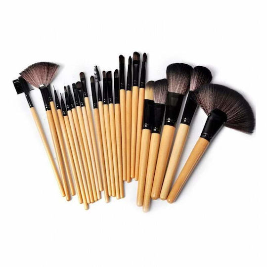 Profesional Set cu Pensule de Machiaj pentru Fond de ten din Păr Sintetic 24buc