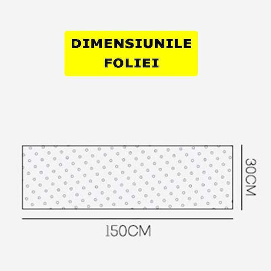 Siks Protective Film Drawers Shelves Racks Waterproof Material 45 X 150 Cm White