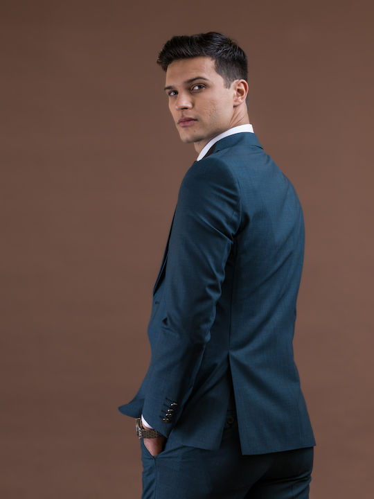 Men's Winter Suit Petrol (Item J062)