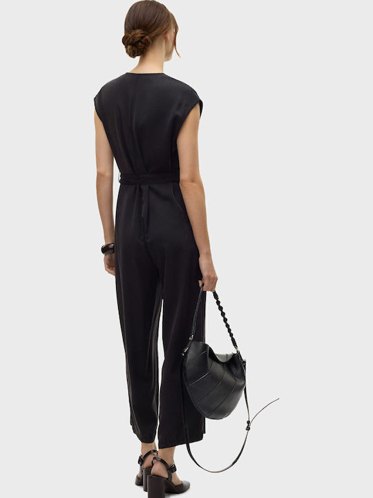 Fleur Γυναικεία Αμάνικη Ολόσωμη Φόρμα Black