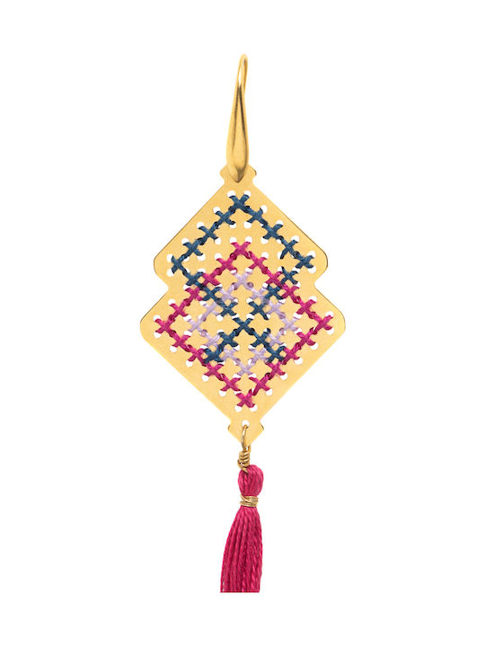 Cercei Kare Ciucure Fuchsia