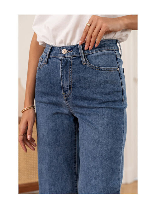 Women's Jean Pants in Wide Leg Style