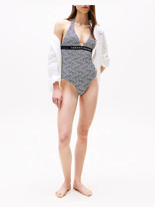 One Piece Swimsuit Navy Blue