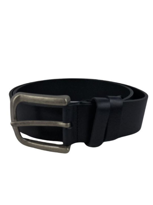 Classic Men's Leather Belt Dac Shop Glossy Black