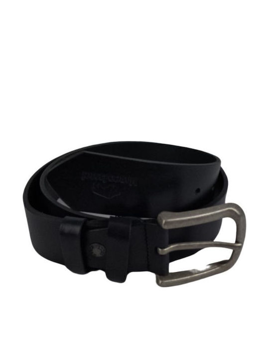 Klassischer Herrenledergürtel Dac Shop Glänzend Schwarz
