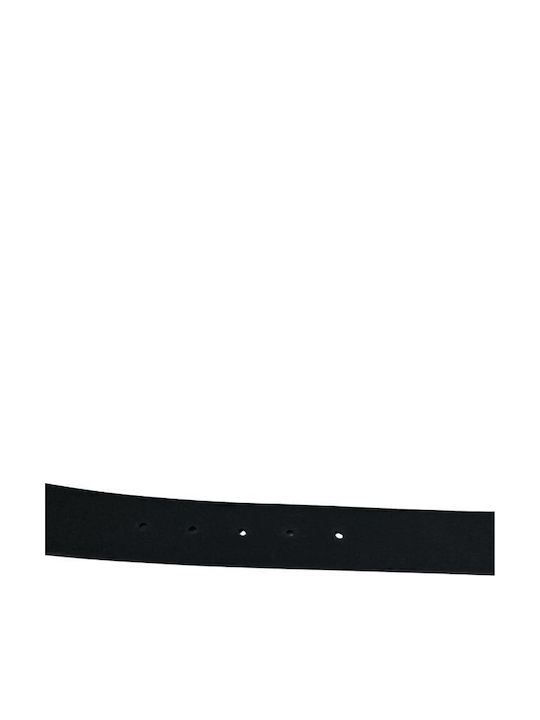 Klassischer Herrenledergürtel Dac Shop Glänzend Schwarz