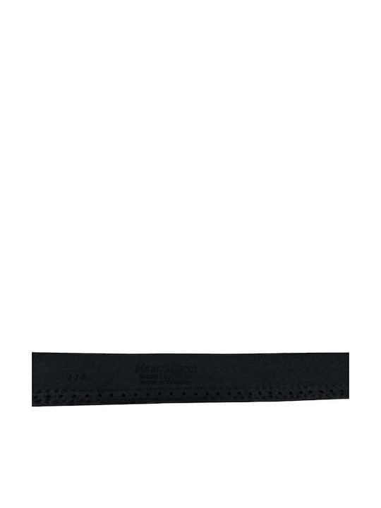 Classic Men's Leather Belt Dac Shop Black White