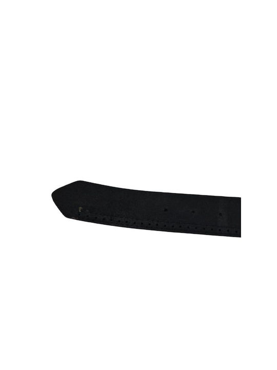 Classic Men's Leather Belt Dac Shop Black White