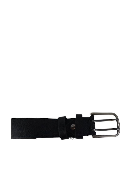Classic Men's Leather Belt Dac Shop Deep Black