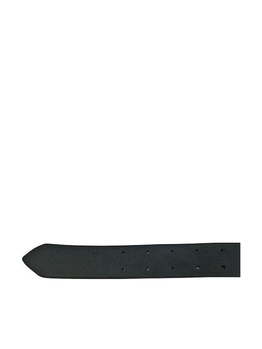 Classic Men's Leather Belt Dac Shop Deep Black