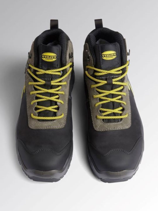 Utility Diadora Waterproof Safety Boot Black Sport Diatex Mid S7s Fo Ci Sr En Iso 20345:2022 181120