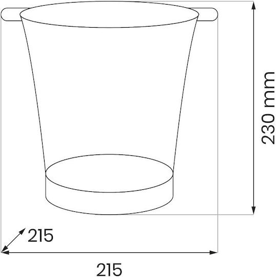 Σαμπανιέρα Ψύκτη Rgb Led 23cm Ip44