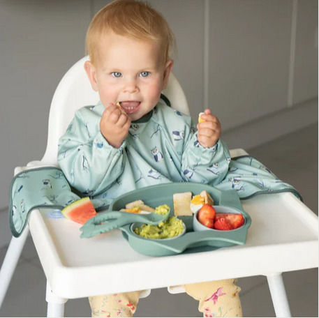 Tidy Tot Feeding Set made of Silicone with Non-Slip Base 4pcs