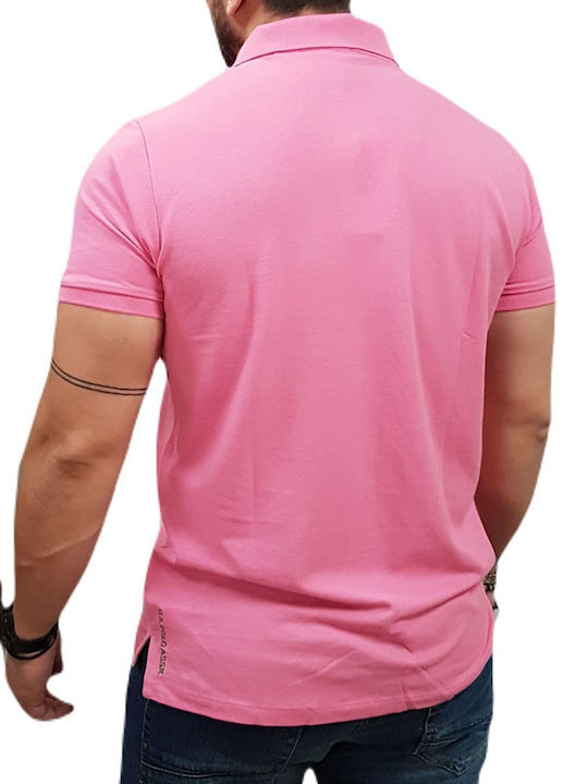 U.S. Polo Assn. Pique Polo Μπλούζα Fluo Fuchsia