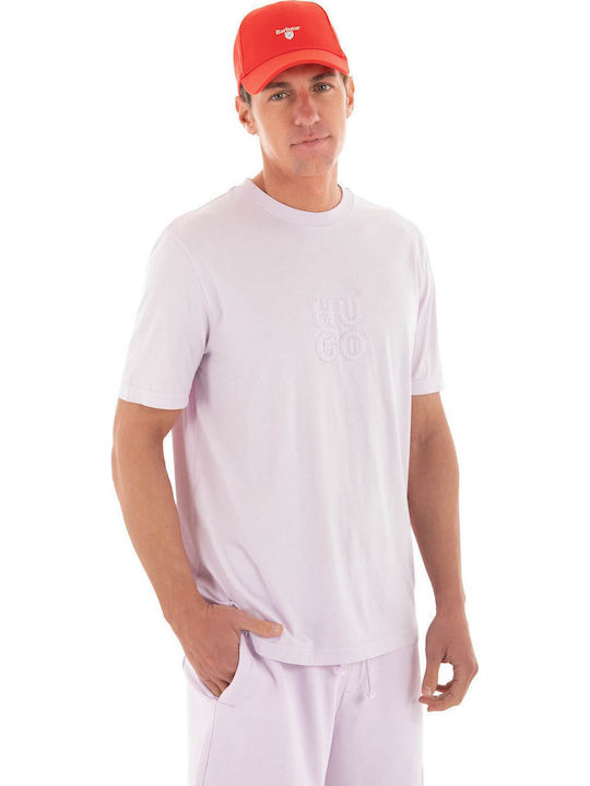 Tシャツ・カットソー HUGO Men T-shirt Lilac 50535284 553 Hugo T-shirt Lilac 50535284-553 | Skroutz.eu