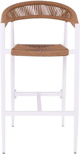Табуретка Бар За външна употреба White 1бр 56x58x105см