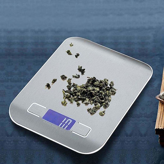 Digitale Küchenwaage bis 5kg Silber