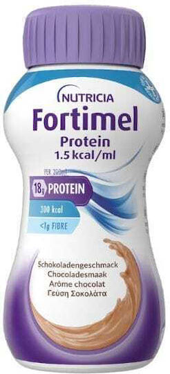 Nutricia Fortimel Protein 1.5kcal Special Food Supplement 4 x 200ml Chocolate