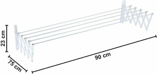 Uscătoare Rufe Pliere De Perete Metalică Cu Lungimea Suportului De Uscare A Hainelor 4.5m