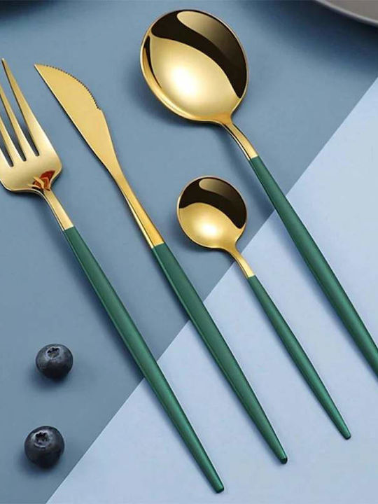 Set de Tacâmuri Inoxidabil Verzi 24buc