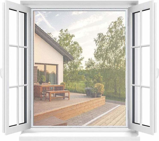 Plasă de Țânțari pentru Fereastră cu Scai cu Închidere Magnetică 180x150cm Plasă de Țânțari pentru Fereastră cu Scai cu Închidere Magnetică 180x150cm