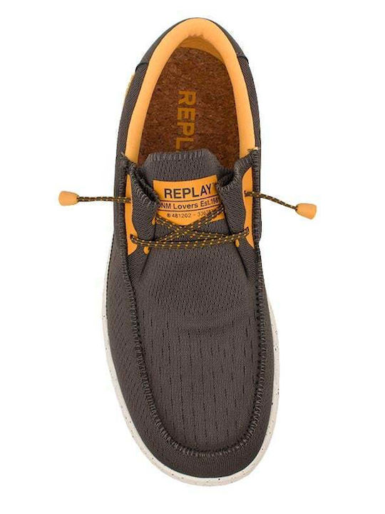 Alcyon Ανδρικά Loafers σε Καφέ Χρώμα
