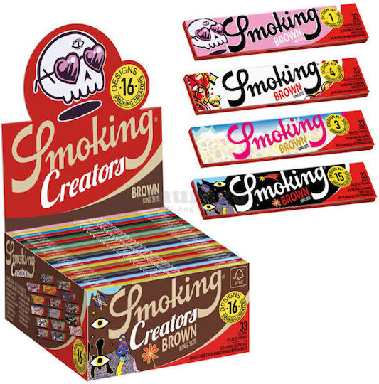 Smoking Zigarettenpapiere King Size 33 Blätter 16Stück