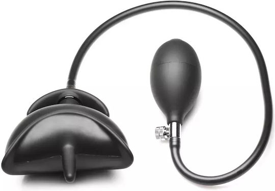 XR Inflatable Silicone Анална тапа Черна