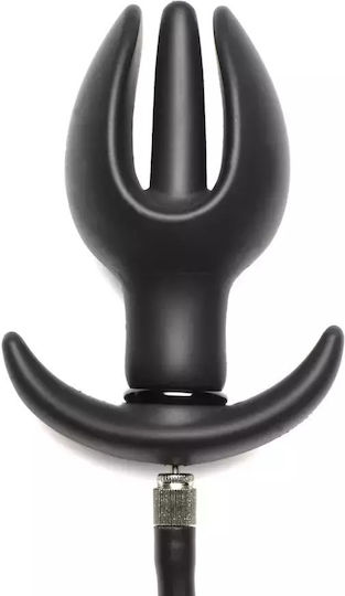 XR Inflatable Silicone Анална тапа Черна