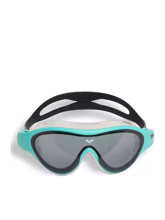 Arena One Mask Swimming Goggles Kids with Anti-fog Lenses Gray