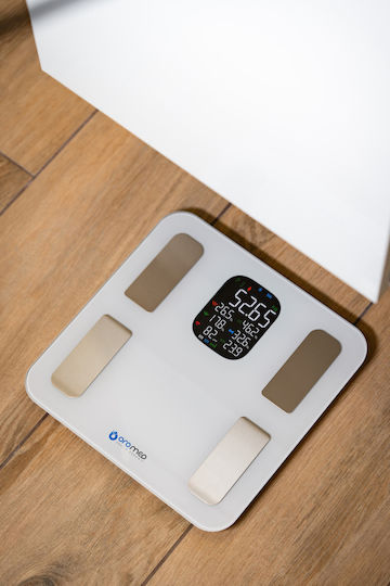 Oromed Smart Badezimmerwaage mit Bluetooth in Gold Farbe