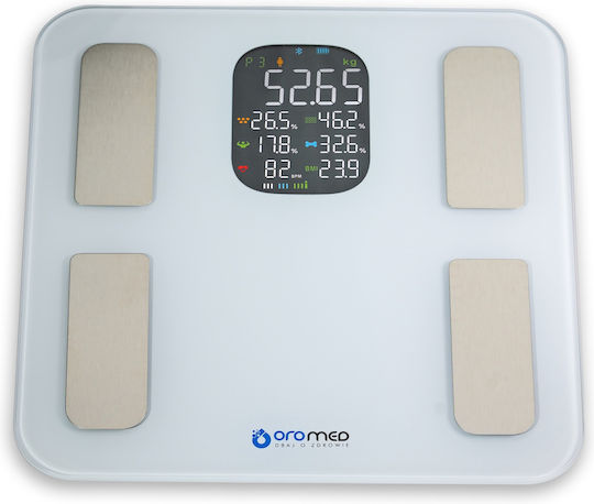 Oromed Smart Badezimmerwaage mit Bluetooth in Gold Farbe
