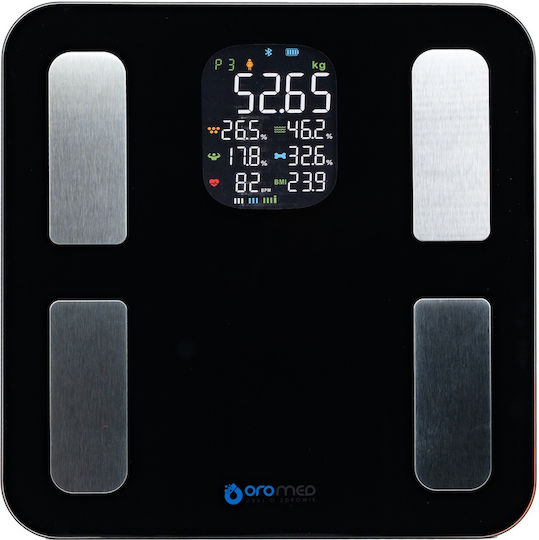 Oromed Smart Badezimmerwaage mit Bluetooth in Gold Farbe